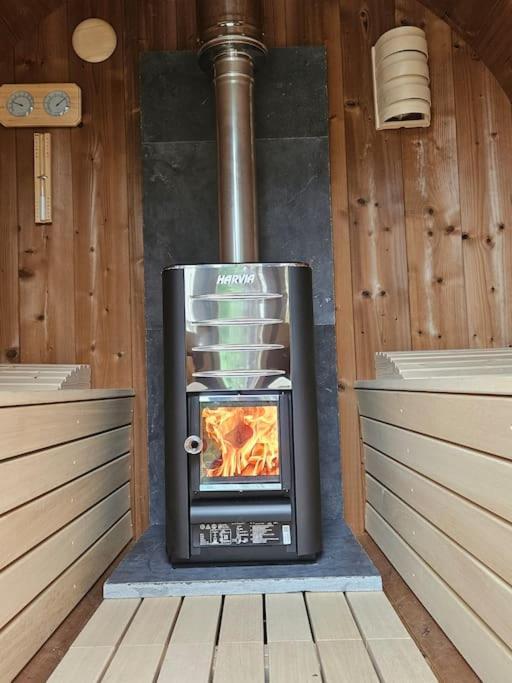 Camper Met Sauna En Zwembad In De Rand Van De Vlaamse Ardennen Hotel Haaltert Kültér fotó